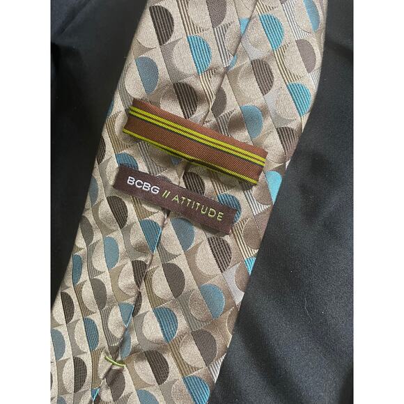 2 Mens Neckties 100% Silk - Picture 2 of 7